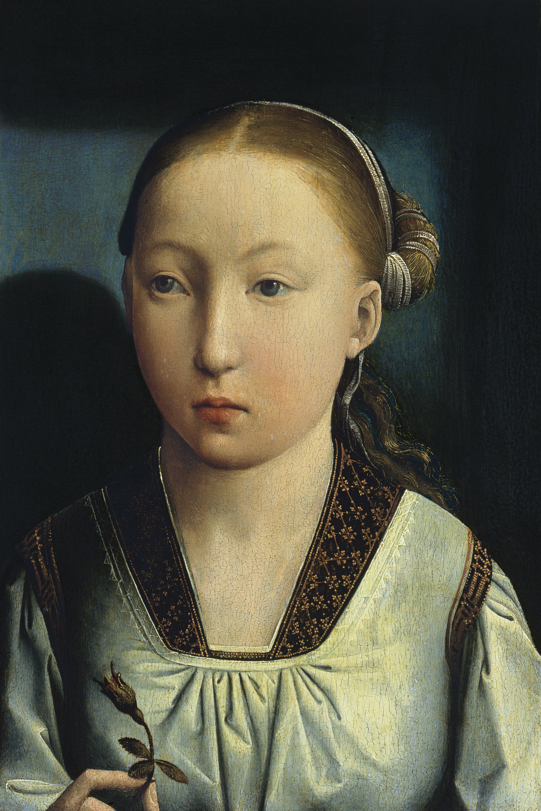 Catalina de Aragón.?¿¿ retrato de infanta. Juan de Flandes. Museo Nacional Thyssen-Bornemisza, Madrid