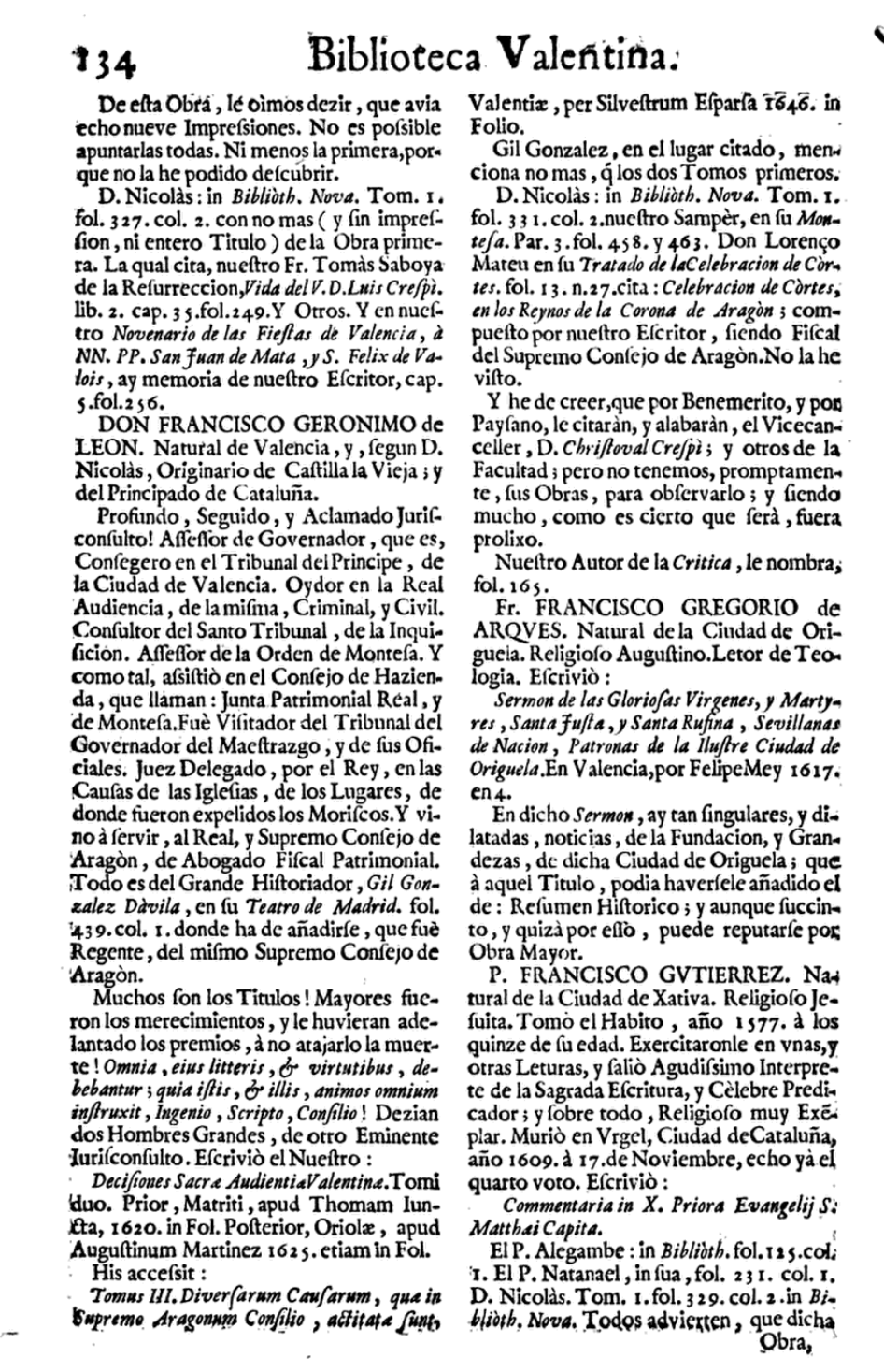 Biografia Bilioteca valenciana Franciso Jerónimo