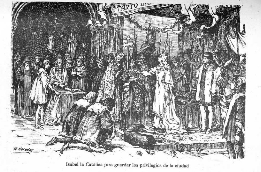 jura de isabel catolica en avila