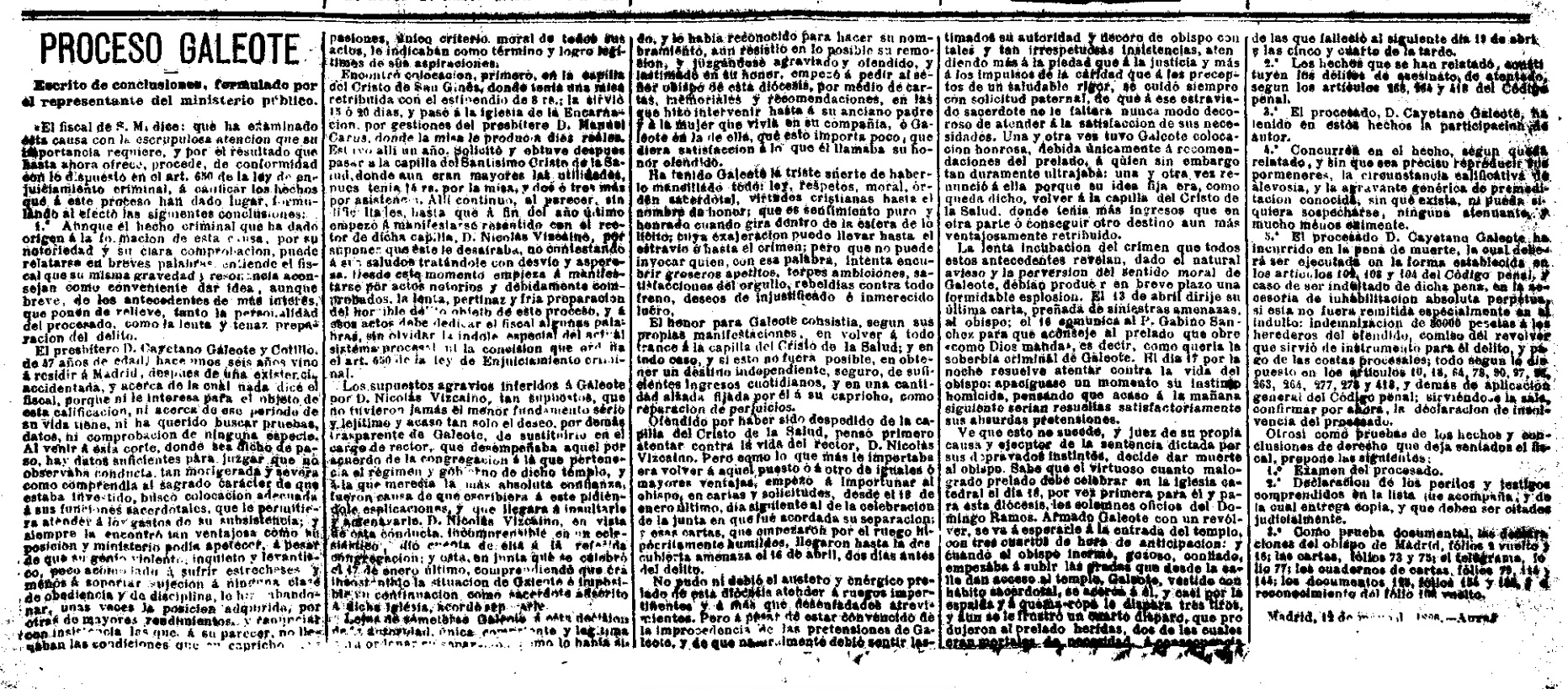 escrito acusación galeote